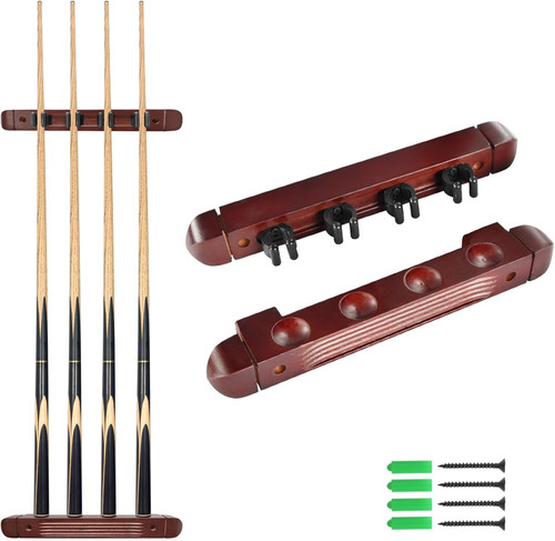 Billiard pool cue wall rack - billiard/pool,